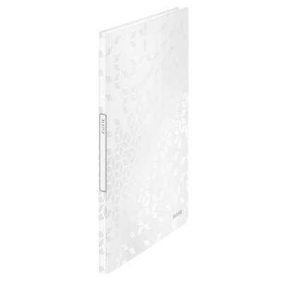 Reliure protege-documents 20 pochette wow leitz , blanc