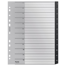 Intercalaire 1 - 12 pp re cycle, noir