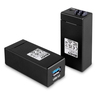 LINDY Extender USB 3.0 sur fibre optique, 200m