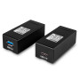 LINDY Extender USB 3.0 sur fibre optique, 200m