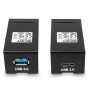 LINDY Extender USB 3.0 sur fibre optique, 200m