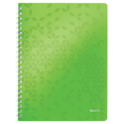 Cahier spirale wow a4 pp lignes vert