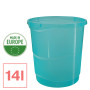 Corbeille a papier 14 l colour'breeze esselte, assortis