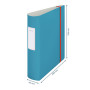 Classeur a levier Active Polyfoam dos 82mm COSY Leitz, Bleu