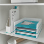 Porte-revues dual wow leitz , blanc menthe