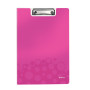 Porte-bloc avec rabat wow leitz, rose