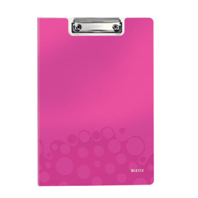 Porte-bloc avec rabat wow leitz, rose