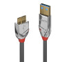 LINDY Câble USB 3.2 Type A vers Micro-B, 5Gbit s, Cromo Line, 0.5m