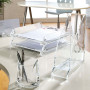 Corbeille a courrier Nimbus transparente