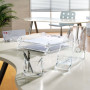 Corbeille a courrier Nimbus transparente