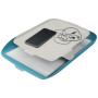 Corbeille a courrier avec organiseur de bureau cosy leitz, bleu