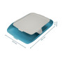 Corbeille a courrier avec organiseur de bureau cosy leitz, bleu
