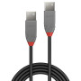 LINDY Câble USB 2.0 type A A, Anthra Line, 0.2m