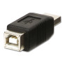 Lindy adaptateur usb 2.0 type a mâle vers b
