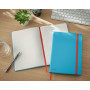 Cahier relie HC format L (B5) COSY Leitz, ligne, Bleu