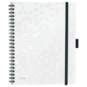 Cahier a4 bemobile wow leitz, ligne, blanc