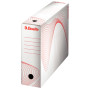 25 esselte boites archives boxy , dos  8 cm, boite blanche 128001