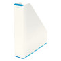 Porte-revues dual wow leitz , blanc bleu