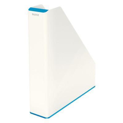 Porte-revues dual wow leitz , blanc bleu