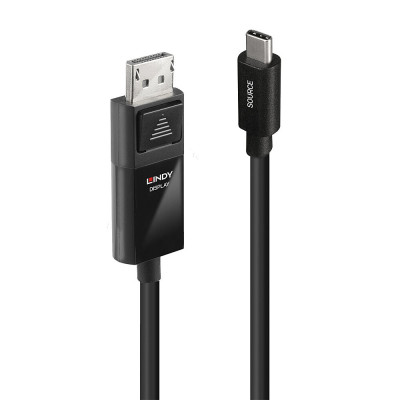 Lindy câble adaptateur usb type c vers displayport 8k60, 3m