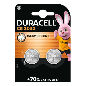 Duracell Batterie blister de 2 piles Lithium CR2032 3V