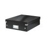 Format moyen avec organiseur, leitz click & store wow leitz, noir
