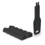 LINDY Verrous de ports RJ45, 10 pièces avec clé, noir