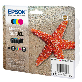 Epson 603xl multipack - pack de 4 - xl - noir, jaune, cyan, magenta - originale