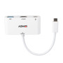 LINDY Convertisseur USB 3.2 Type C vers HDMI  avec port USB Type A et Power Deli