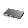 Zyxel switch 16 ports RJ45 Gbts Géré Mangeable + 2 SFP giga