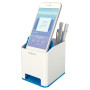 Pot a crayon booster de son dual wow leitz , blanc bleu