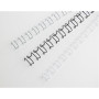Peignes metalliques MULTIBIND GBC , Blanc, 10mm (x100)