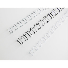 Peignes metalliques MULTIBIND GBC , Blanc, 10mm (x100)