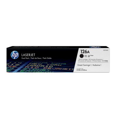 HP toner CE310AD No.126A Twinpack black