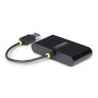 StarTech.com Hub USB 2.0 à Ports, Alimentation par Bus USB, Hub USB de Voyage, R