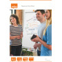 Bloc de papier standard pour tableau de conference, chevalet blanc, 20 feuilles,