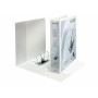 Classeur a levier personnalisable 180° 80 mm, leitz blanc