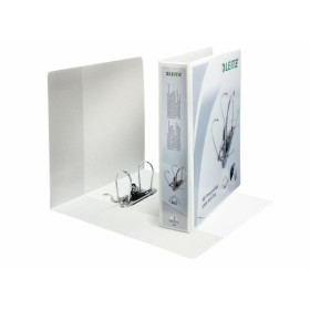 Classeur a levier personnalisable 180° 80 mm, leitz blanc