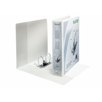 Classeur a levier personnalisable 180° 80 mm, leitz blanc