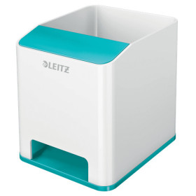 Pot a crayon booster de son dual wow leitz , blanc menthe