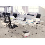 Mybox avec couvercle, format large wow leitz , blanc bleu