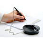 Stylo sur socle noir