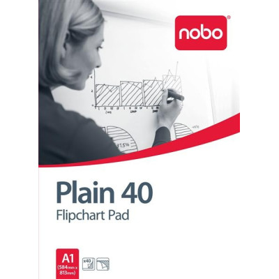 Bloc de papier standard pour tableau de conference, chevalet blanc nobo
