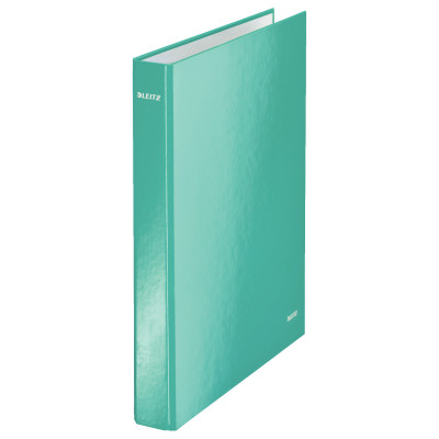 Classeur 4 anneaux plastifie a4 25mm wow leitz, menthe