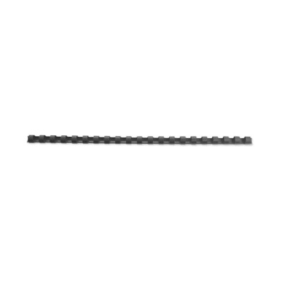 Peignes plastique combind gbc , a4 noir, 8mm, lot de 100, noir
