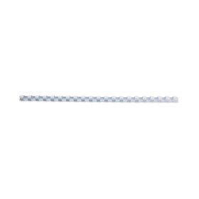 Peignes plastique combind gbc , a4 6mm lot de 100, blanc