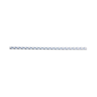 Peignes plastique combind gbc , a4 6mm lot de 100, blanc