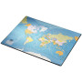 Sous-mains 40 x 53 cm esselte, carte du monde