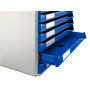 Bloc de classement 10 tiroirs, Leitz Bleu