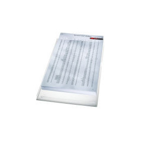 Chemise-coin a soufflet leitz, lot 5, transparent